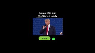 Trump calls out the Clinton family