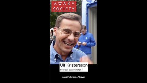 Ulf Kristersson höll på att säga Folkmord men ändrar till Försvar, han förklarar.