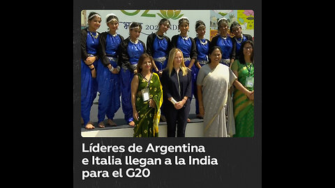 Fernández y Meloni aterrizan en Nueva Delhi de cara a la Cumbre del G20