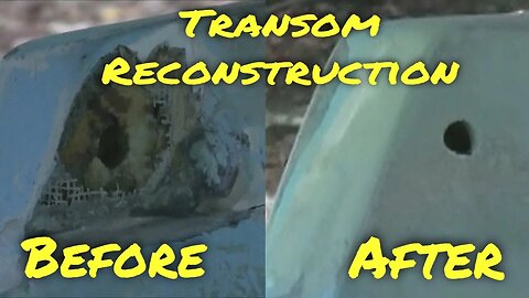 Fiberglass Transom Repair - Boston Whaler 13 Restoration Part 5