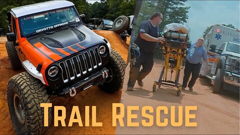 Rescuing An Injured Off-Roader - Broken Bones and Broken Axles - Gulches ORV Park, SC