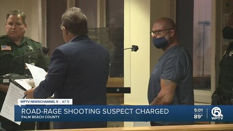 Road-rage shooting suspect in court following arrest