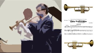 Under Western Skies for 2 trumpets and piano, I-Sundown [Heinz Karl Schwebel & Ayrton Banck] (duet)