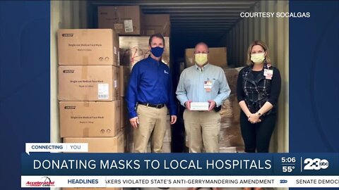 Southern California Gas Company donates masks to hospitals in Kern County