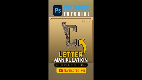 photo manipulation in photoshop | 3d letter manipulation #manipulation #3ddesign