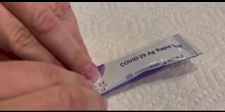 Do at-home COVID test results need to be reported in Las Vegas?