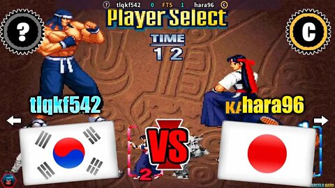 Art of Fighting 3 (tlqkf542 Vs. hara96) [South Korea Vs. Japan]