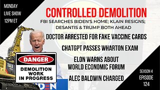 EP124: Controlled Demolition of Biden, ChatGPT Passes Exams, Baldwin Charged, Epstein & JP Morgan
