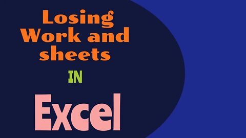 The CSV mistake - Losing Tabs and work on Excel