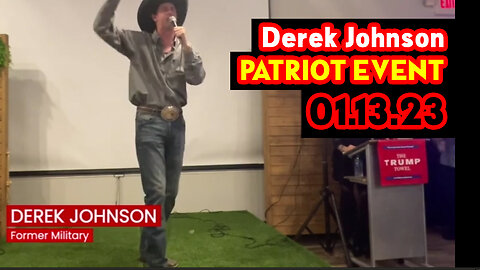 Derek Johnson & SGAnon PATRIOT EVENT January 13, 2023