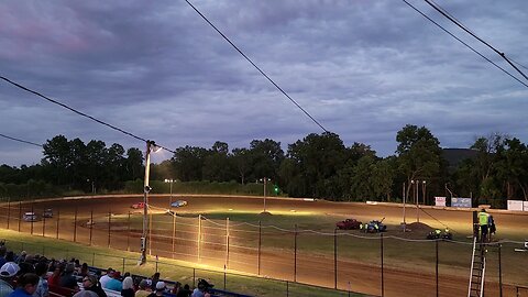 Heat racing & sunset, North Central Arkansas Speedway (July 5th, 2024)