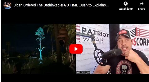 Biden Ordered The Unthinkable! GO TIME .Juanito Explains..