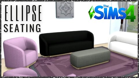 Sims 4 - Ellipse Seating - CC Overview