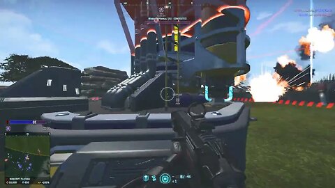 Trying to stop the Vanu push before I gotta head to work, no mic - Planetside 2