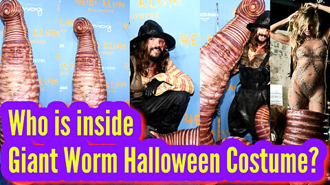 Who is Inside Giant Worm Costume in Halloween 🎃⁉️