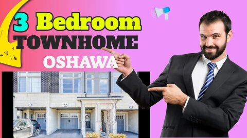 3 Bedroom Townhomes For Sale In Oshawa North | Oshawa Homes | 384 Artic Red, Oshawa