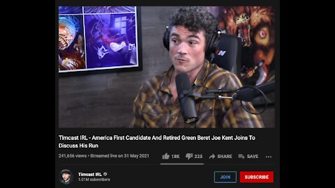 Joe Kent on Tim Pool: May 31, 2021