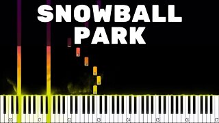 🔴 Snowball Park - Piano Solo Tutorial