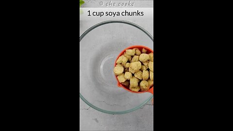 recipe of high protein soyea chunks