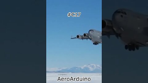 Watch Magnificent #Boeing #C17 Landing on ICE #Aviation #Avgeeks #AeroArduino