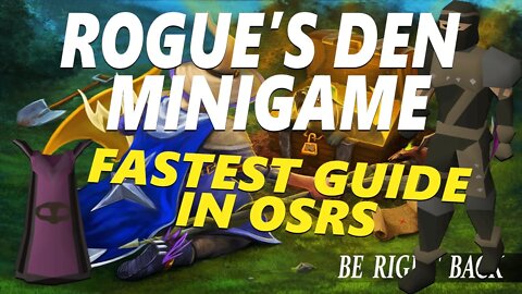 OSRS How to get Rogue's outfit 2020 | Fastest Rogue's Den Minigame Guide in Old School Runescape