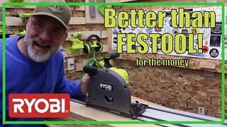 BEST deal for the MONEY! | RYOBI TSC01B Track Saw Unboxing and Review | 2022/12