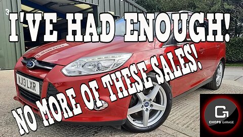 I will never agree to these Car Sales again!