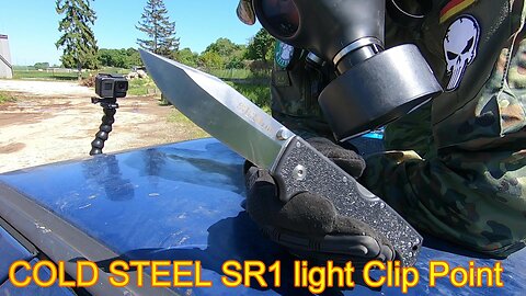 COLD STEEL SR1 LITE CLIP POINT - DESTRUCTION TEST