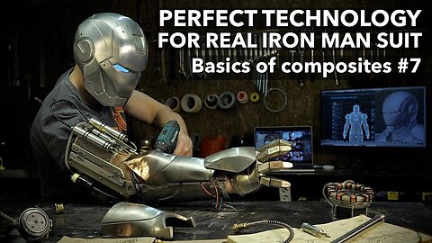 I FOUND IT!!! Perfect material for Real Iron Man suit. 3D print + carbon fiber + electroplating