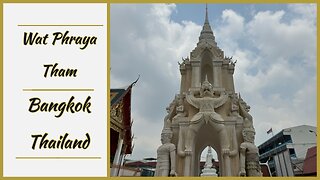 Wat Phraya Tham - Royal Temple in Bangkok Noi - Unique 20m Bell Tower - Thailand 2024