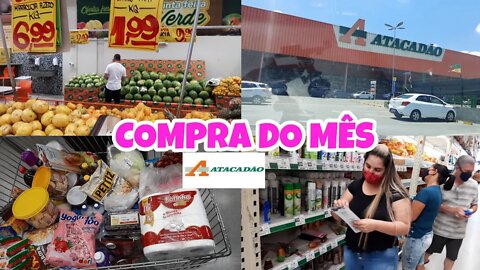 Compra do mês no Atacadão/O que achamos?🤷‍♀️ /Compensa?🤦‍♀️