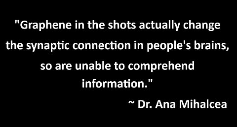 GRAPHENE IN SHOTS IS DUMBING PEOPLE DOWN