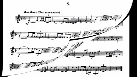 [TRUMPET ETUDE] BALASANYAN 25 Melodic Etudes for Trumpet - 09 Maestoso