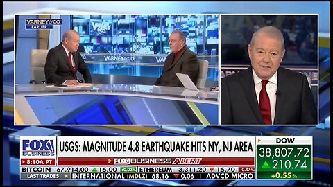 The Moment NJ Earthquake Hits Live On Fox Business