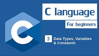 C Programming Tutorial for Beginners #3 - Data Types