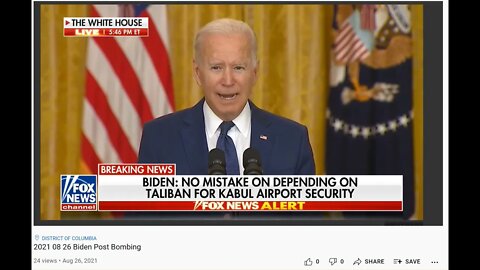 2021 08 26 Biden speaks about providing info personnel trying to get into Kabul airport