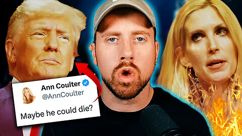 "MAYBE HE COULD DIE?" Ann Coulter WISHES DEATH on Donald Trump in SHOCKING Post | Elijah Schaffer