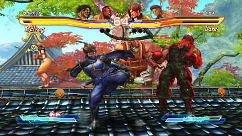 Street Fighter X Tekken: Balrog (Alternate Costume) & Hugo vs Cammy & Lars - 1440p No Commentary