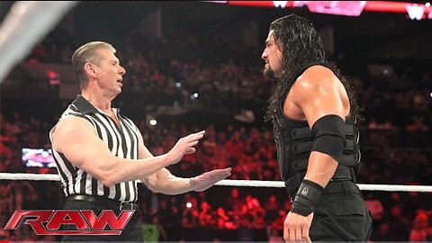 Reigns vs. Sheamus - Mr. McMahon Guest Ref. for WWE World Heavyweight Title: Raw, Jan