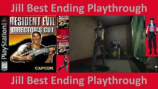 Resident Evil DC PS1 Jill Best Ending Playthrough