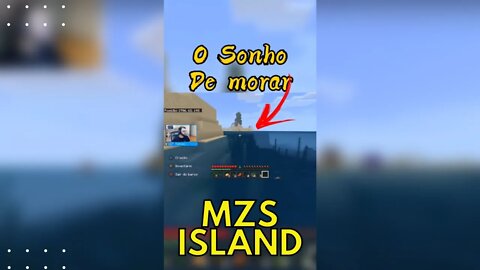 O Sonho de Morar em Uma Ilha no Minecraft Clip