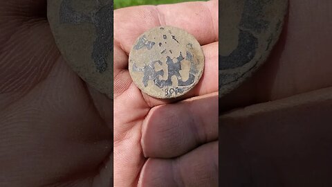 1807 Largie #metaldetecting #civilwar #coins #shorts