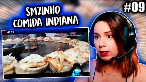 SMZINHO REAGINDO A COMIDA DE RUA INDIANA 09 - REACT