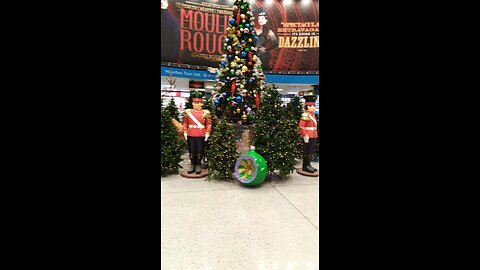 Holiday season at Penn station new york