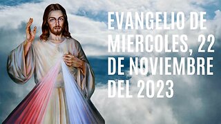 Evangelio de hoy Miércoles, 22 de Noviembre del 2023.