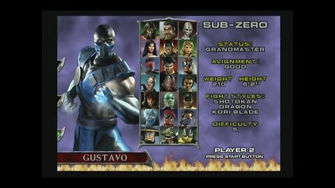 Mortal Kombat Deadly Aliance (PS2) - Sub-Zero - Arcade Mode