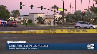 Six-year-old child killed in Gilbert crash