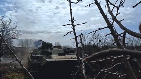 Shturm-S self-propelled anti-tank missile systems and Fagot portable anti-tank missile systems in Ukraine