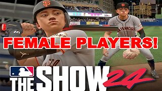 Baseball fans SHOCKED! DESTROY MLB The Show 24 for FEMALE baseball players! The WOKEST GAME EVER!