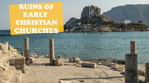 The Basilicas of Agios Stefanos-Epic Ruins by a blue flag beach, in Kos, Greece